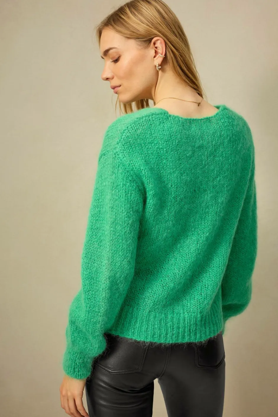Ellos Collection Trøje Babette Premium i mohairblanding^Dame Trøjer & Cardigans