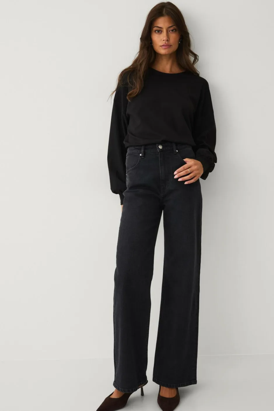 Online Collection Trøje med pufærmer Dame Trøjer & Cardigans
