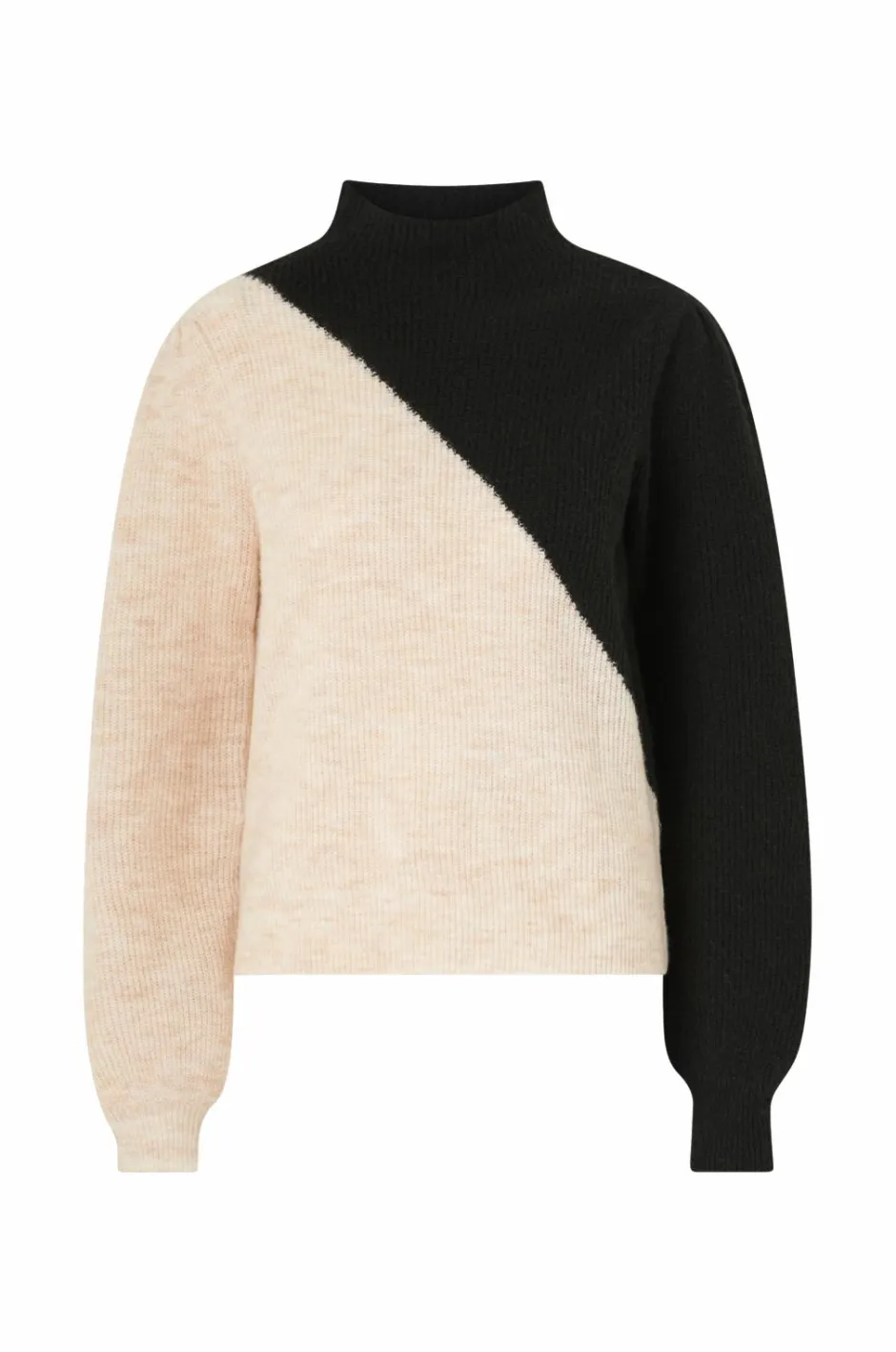 Sale Collection Trøje med lange pufærmer Dame Trøjer & Cardigans