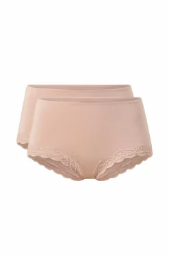 Ellos Collection Trusser med blondedetaljer, 2-pak^Dame Trusser