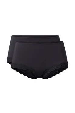 Ellos Collection Trusser med blondedetaljer, 2-pak^Dame Trusser