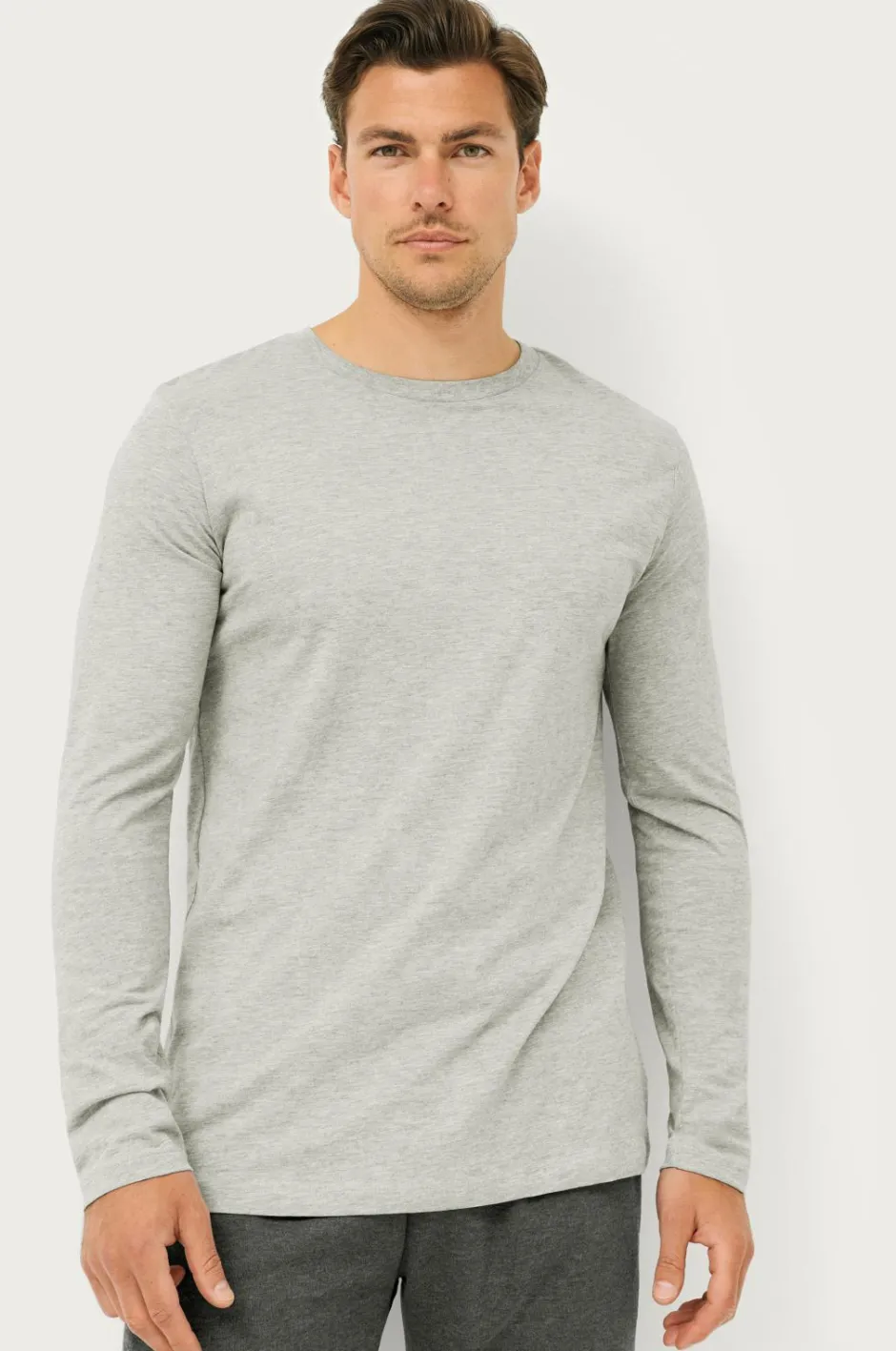 Collection T-shirt Keith L/S Basistøj|T-Shirts & Tanktoppe