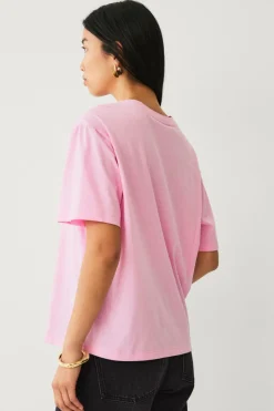 Ellos Collection T-shirt i bomuld med afslappet pasform^Dame Basistøj