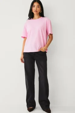 Ellos Collection T-shirt i bomuld med afslappet pasform^Dame Basistøj