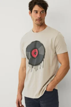 Hot Collection T-shirt med tryk T-Shirts & Tanktoppe