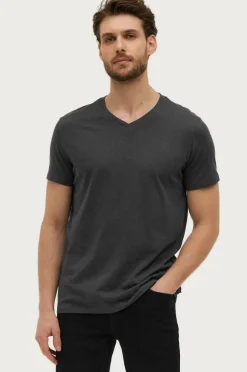 New Collection T-shirt Karl V-neck Basistøj|T-Shirts & Tanktoppe