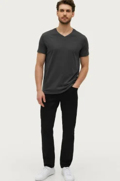 New Collection T-shirt Karl V-neck Basistøj|T-Shirts & Tanktoppe