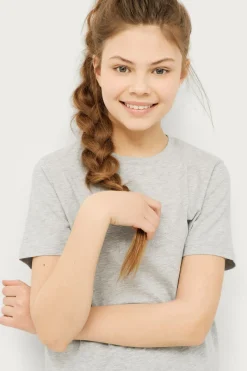 Online Collection T-shirt Basic Børn Basistøj|Toppe & T-Shirts