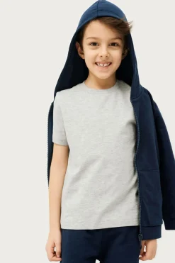 Online Collection T-shirt Basic Børn Basistøj|Toppe & T-Shirts