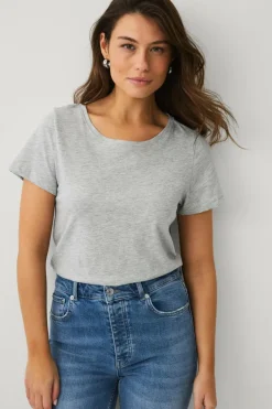 Online Collection T-shirt Crew Neck Dame Basistøj