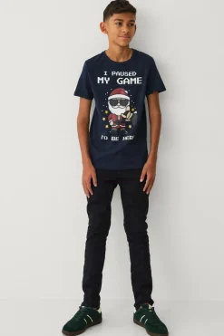 Hot Collection T-shirt Christmas Henrik Børn Toppe & T-Shirts