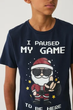 Hot Collection T-shirt Christmas Henrik Børn Toppe & T-Shirts
