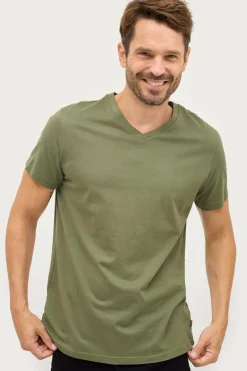 Clearance Collection T-shirt Karl V-neck Basistøj|T-Shirts & Tanktoppe