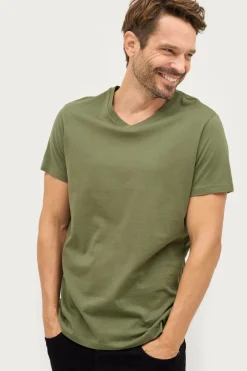 Clearance Collection T-shirt Karl V-neck Basistøj|T-Shirts & Tanktoppe