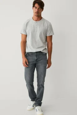 New Collection T-shirt med knaplukning T-Shirts & Tanktoppe