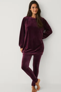 Online Collection Tunika i velour Dame Loungewear & Homewear