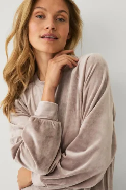 Hot Collection Tunika i velour Dame Loungewear & Homewear|Tunikaer