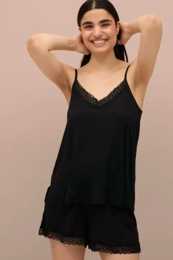 Ellos Collection Undertrøje med blondekanter^Dame Loungewear & Homewear