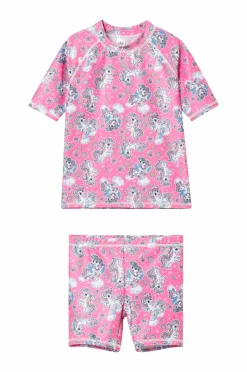 Ellos Collection UV-sæt med top og shorts^Børn Badetøj
