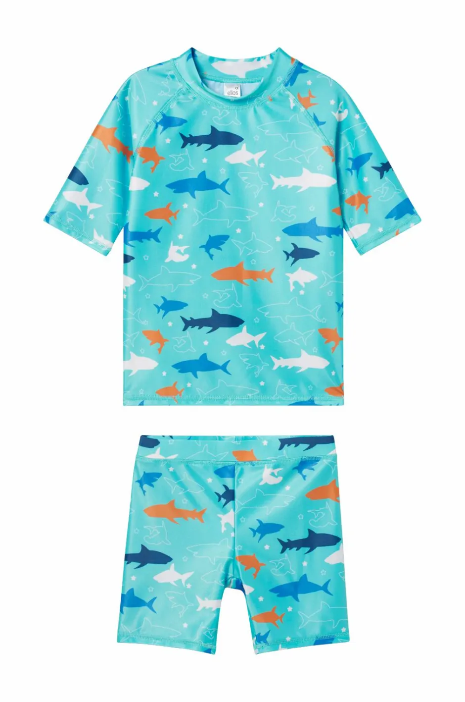 Ellos Collection UV-sæt med top og shorts^Børn Badetøj