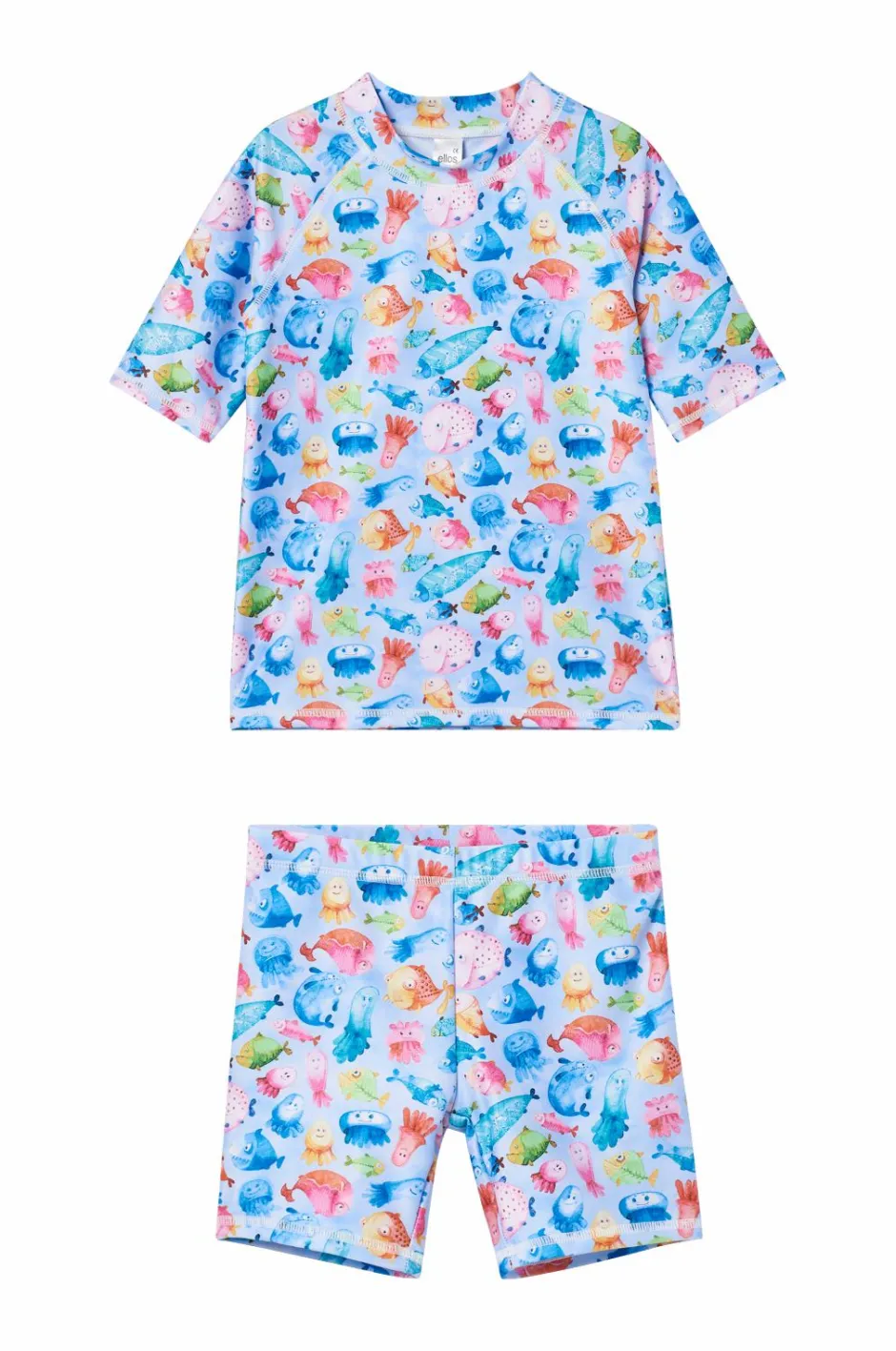 Ellos Collection UV-sæt med top og shorts^Børn Badetøj