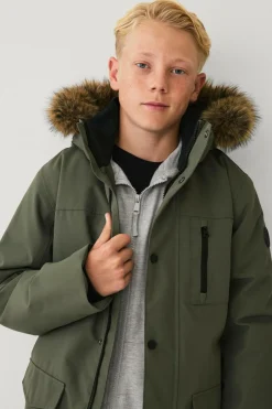 New Collection Vandafvisende polstret parka Børn Overtøj