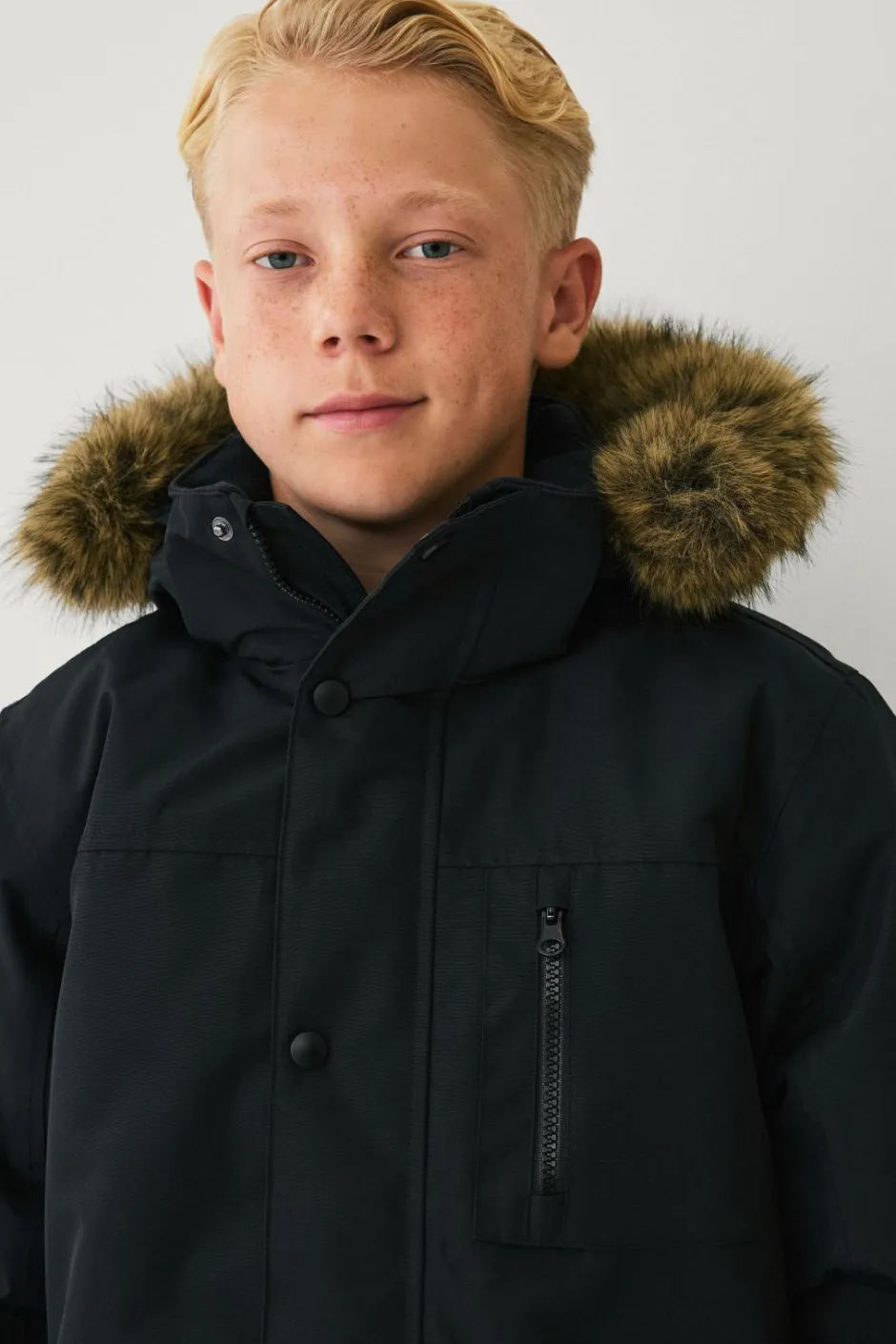 Ellos Collection Vandafvisende polstret parka^Børn Overtøj