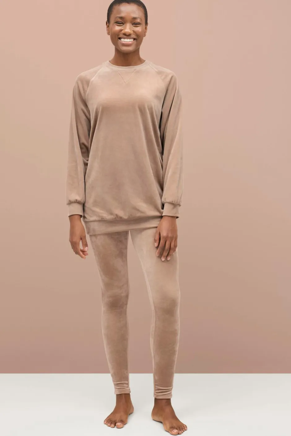 Ellos Collection Veloursweater^Dame Loungewear & Homewear|Sweatshirts & Hoodies
