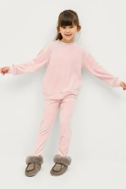 Ellos Collection Veloursæt Leslie^Børn Sæt Til Børn|Nattøj & Homewear