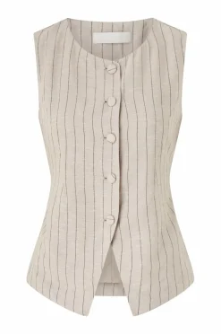 Ellos Collection Vest i hørmix^Dame Blazere & Veste