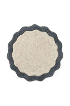 Outlet Home Bademåtte Scallop Round Badeværelsesmåtter