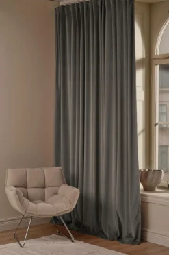 Ellos Home DEMI skræddersyet fløjlsgardin^ Gardiner Efter Mål