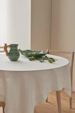 Online Home Dug Malva i 100% hør 140x140 cm Borddækning & Servering|Bordtekstiler