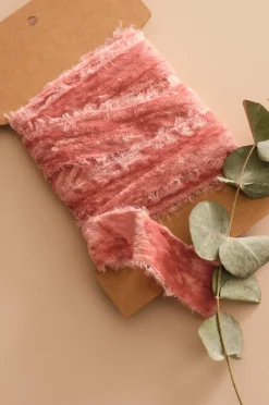 Online Home Fløjlsstrop Crushed 5 meter Gavepapir & Tilbehør