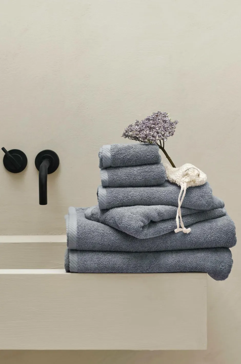 Discount Home Frottésæt Elise i 6 dele Badeværelsestekstiler