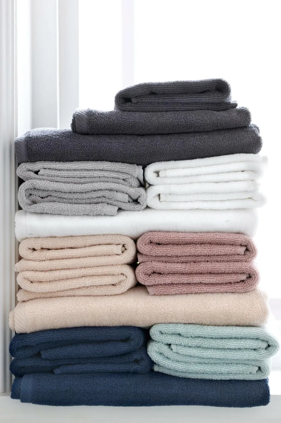 Sale Home Frottésæt Elise i 6 dele Badeværelsestekstiler