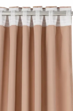 Clearance Home Gardinlængde med multibånd Nora i velour, 2-pak Velourgardiner