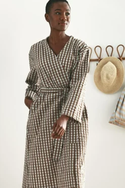 Ellos Home Kimono Nell Check Kimono^ Homewear