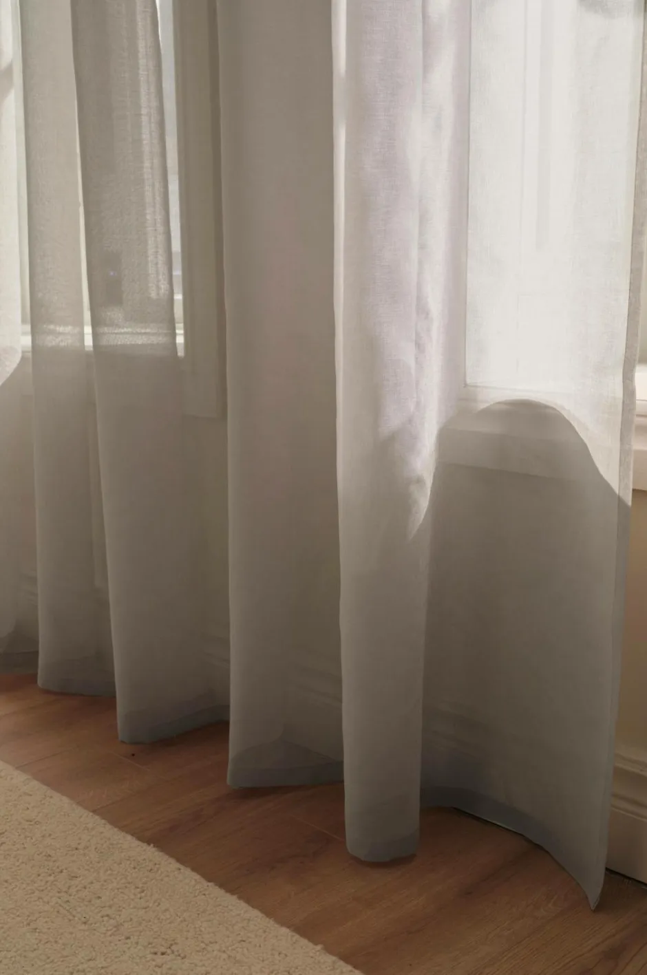 Discount Home KIRA skræddersyet gennemsigtigt gardin Gardiner Efter Mål