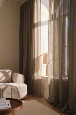Ellos Home KIRA skræddersyet gennemsigtigt gardin^ Gardiner Efter Mål