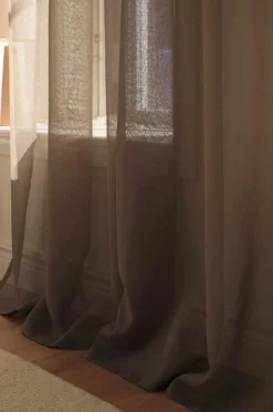 Ellos Home KIRA skræddersyet gennemsigtigt gardin^ Gardiner Efter Mål