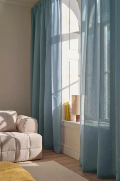 Ellos Home KIRA skræddersyet gennemsigtigt gardin^ Gardiner Efter Mål