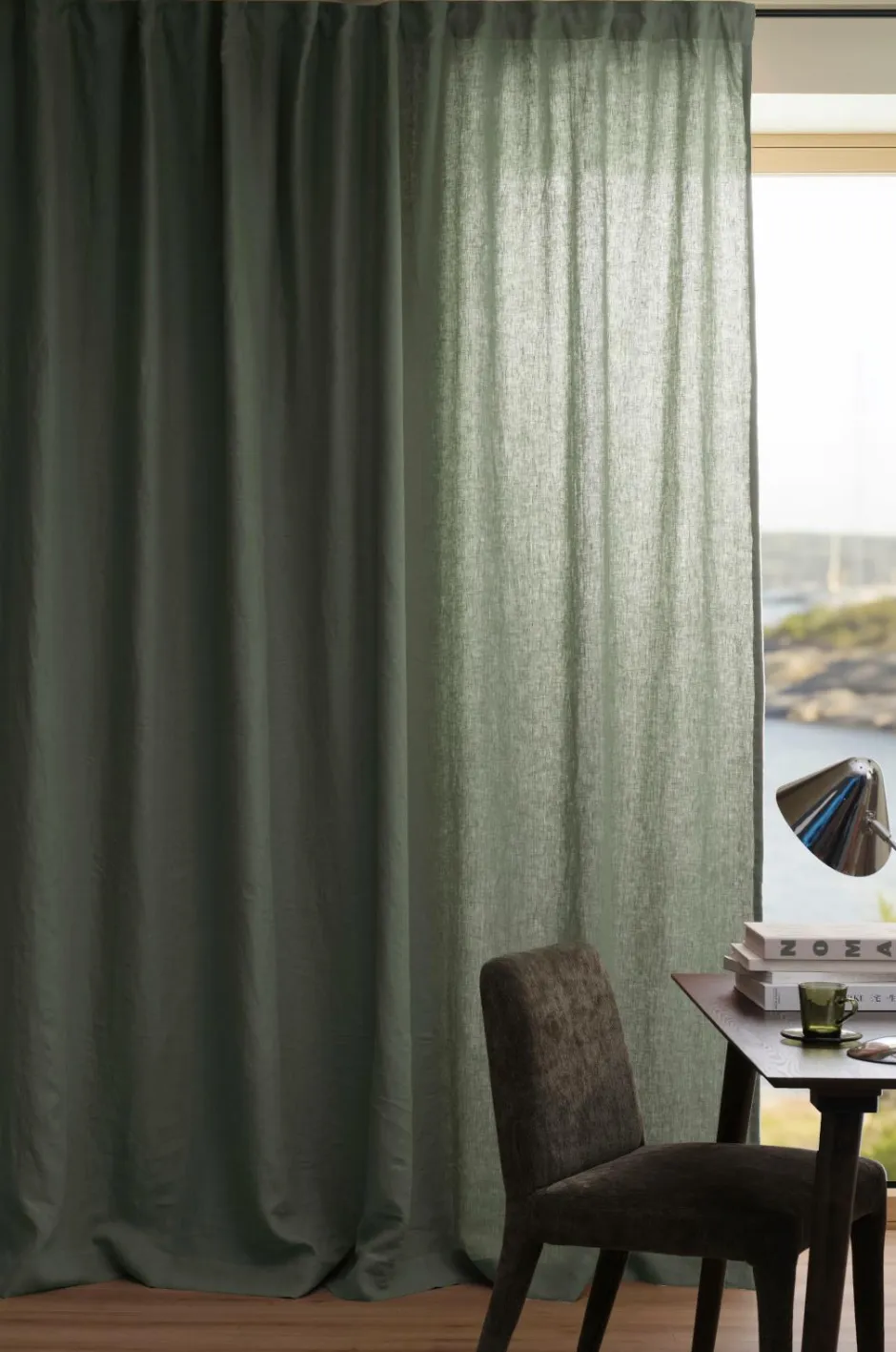 Ellos Home LEAH skræddersyet linnedgardin^ Gardiner Efter Mål