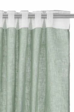Outlet Home Multibåndslængde Malva Wide ekstra bred, 1 stk. i 100% hør Hørgardiner|Gardinlængder Med Rynkebånd