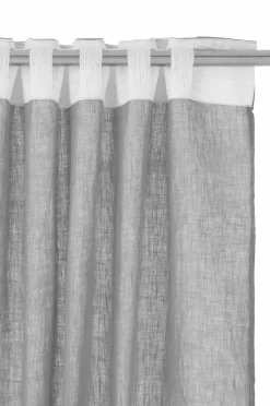 Sale Home Multibåndslængde Malva Wide ekstra bred, 1 stk. i 100% hør Hørgardiner