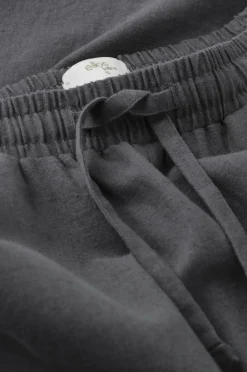 Hot Home Natbukser Pyjama Pant Elly i genanvendt halvlinned Homewear