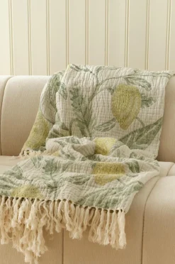 Home Plaid Jennie Lemon Tæpper & Plaider