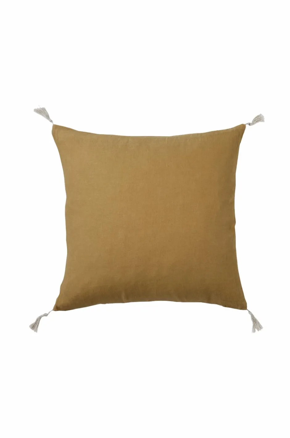Ellos Home Pudebetræk Candice Tassel af vasket hør, 50x50 cm^ Pyntepuder & Betræk