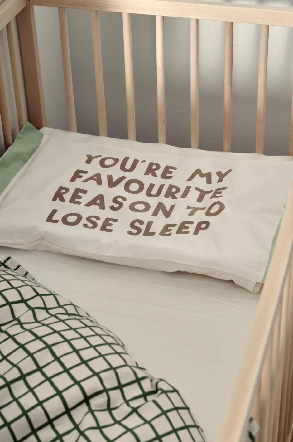 Ellos Home Pudebetræk Lose Sleep til tremmeseng 38x55 cm^Børn Dyne- & Pudebetræk Til Børn