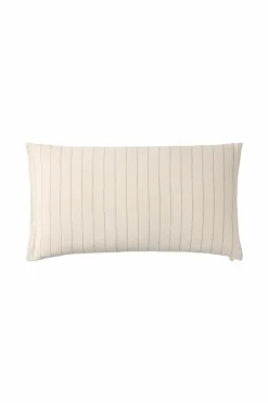 Discount Home Pudebetræk Elly Thin Stripe i genanvendt halvlinned Pudebetræk